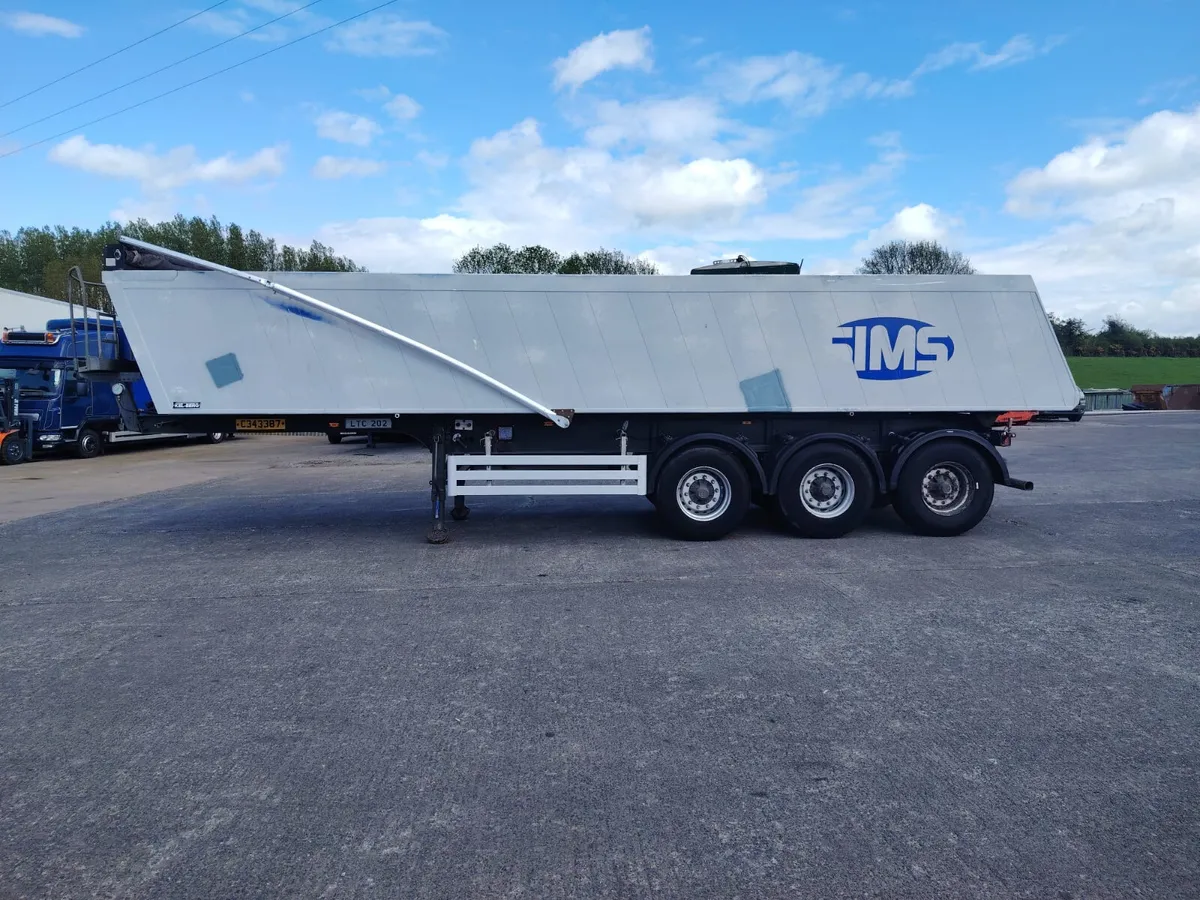 Kelburg alloy aggregate tipping trailer front Lift - Image 3