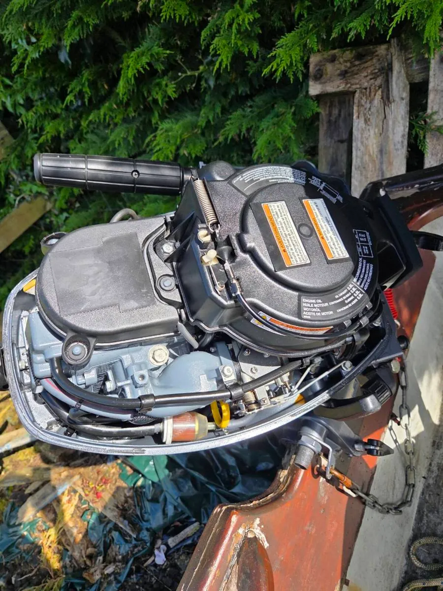 9.9 yamaha 4 stroke shortshaft low hours - Image 4