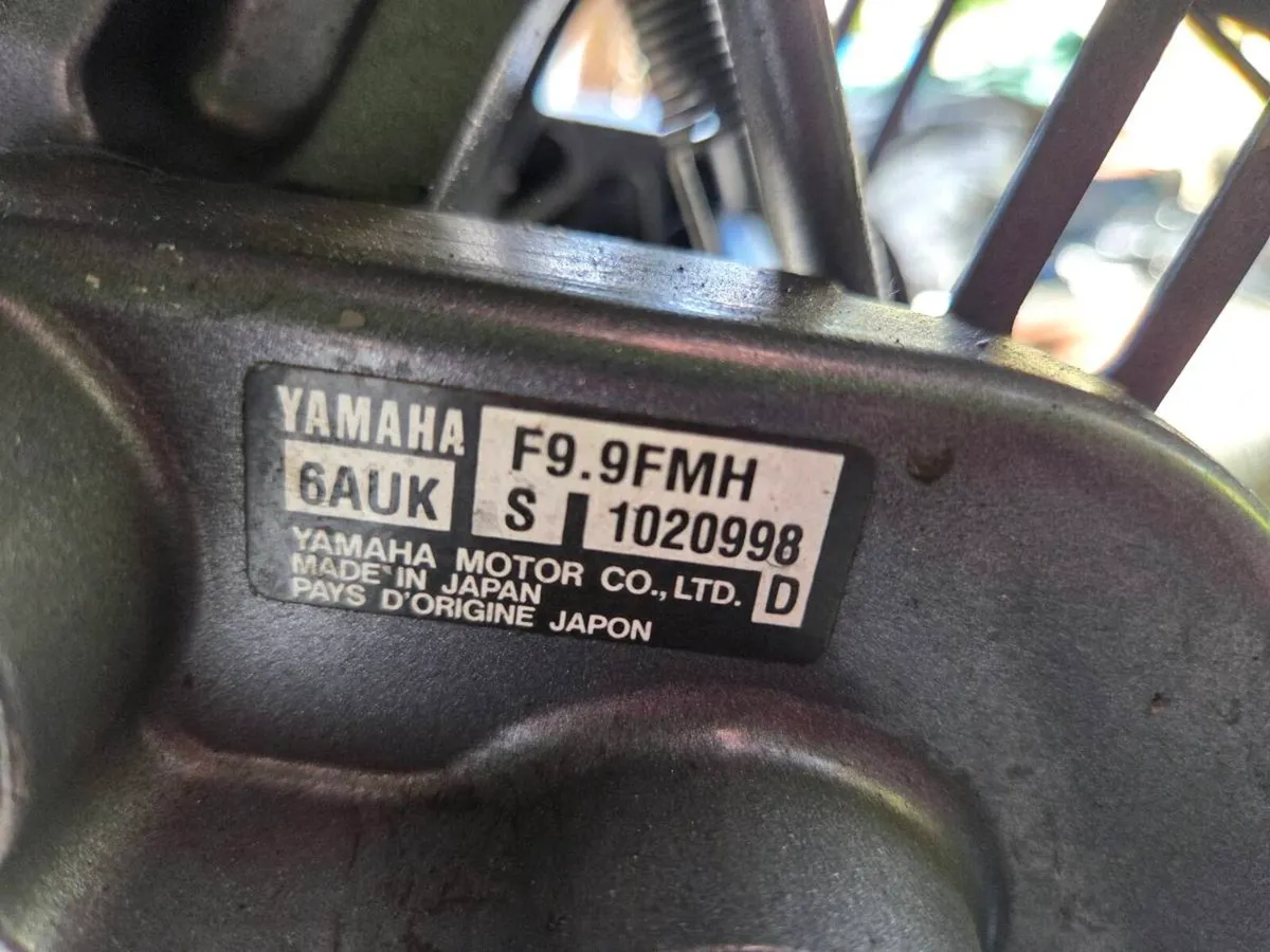9.9 yamaha 4 stroke shortshaft low hours - Image 2