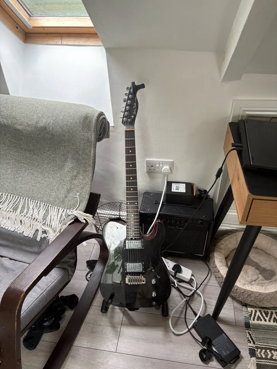 Harley Benton Fusion-T Hh EB BK - Image 1