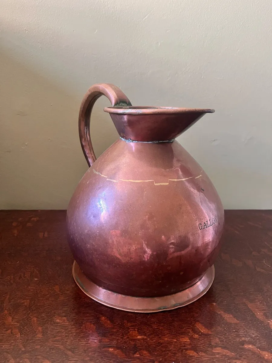 Victorian Copper Gallon Jug - Image 1