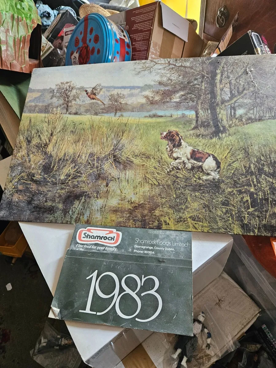 Vintage 1983 Shamrock Foods Calender - Image 1