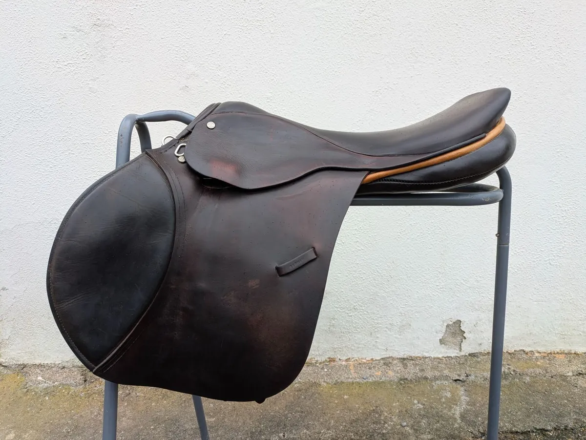Berneys 17 1/2" Medium Dublin Show Jumper Saddle - Image 1