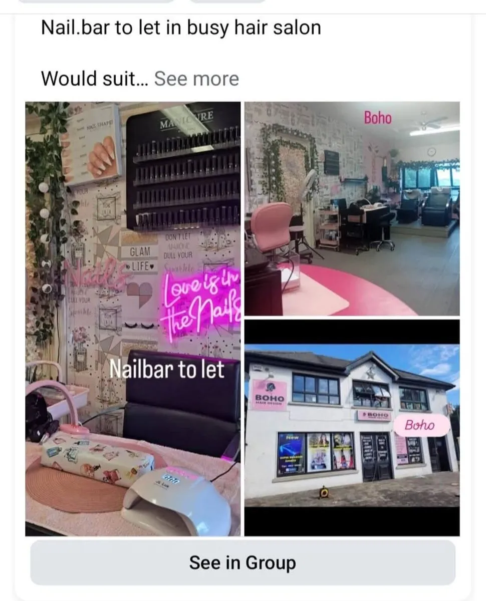 Nail bar to let
