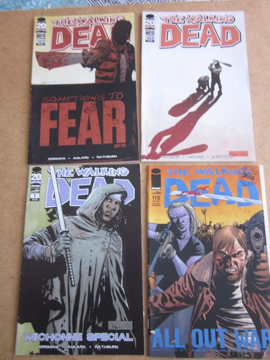 The Walking Dead Image Comics X4 - Image 1