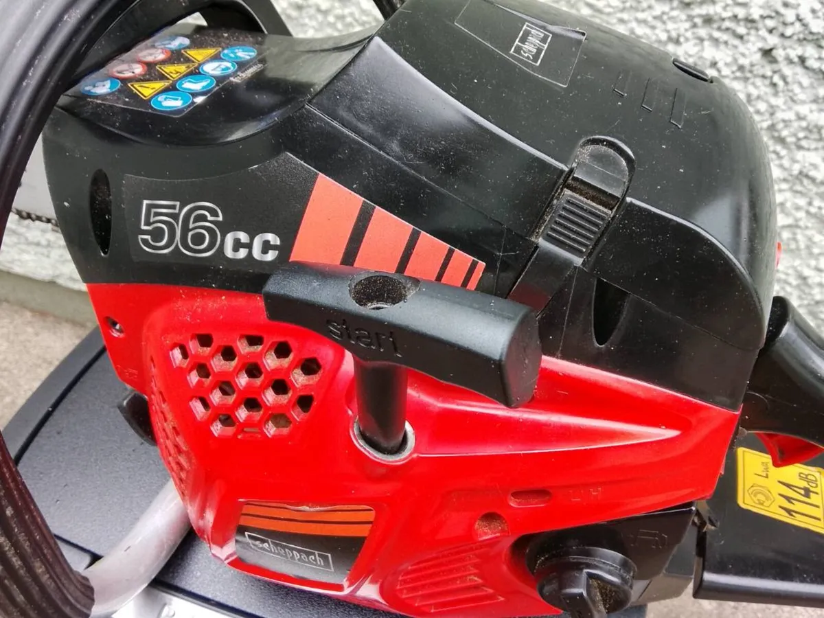 Scheppach 56cc Petrol Chainsaw - Image 2