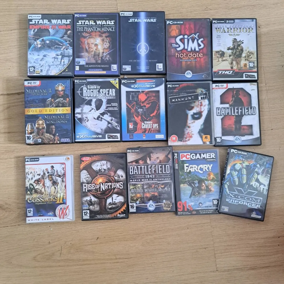 15 PC DVD-CD ROM games - Image 1