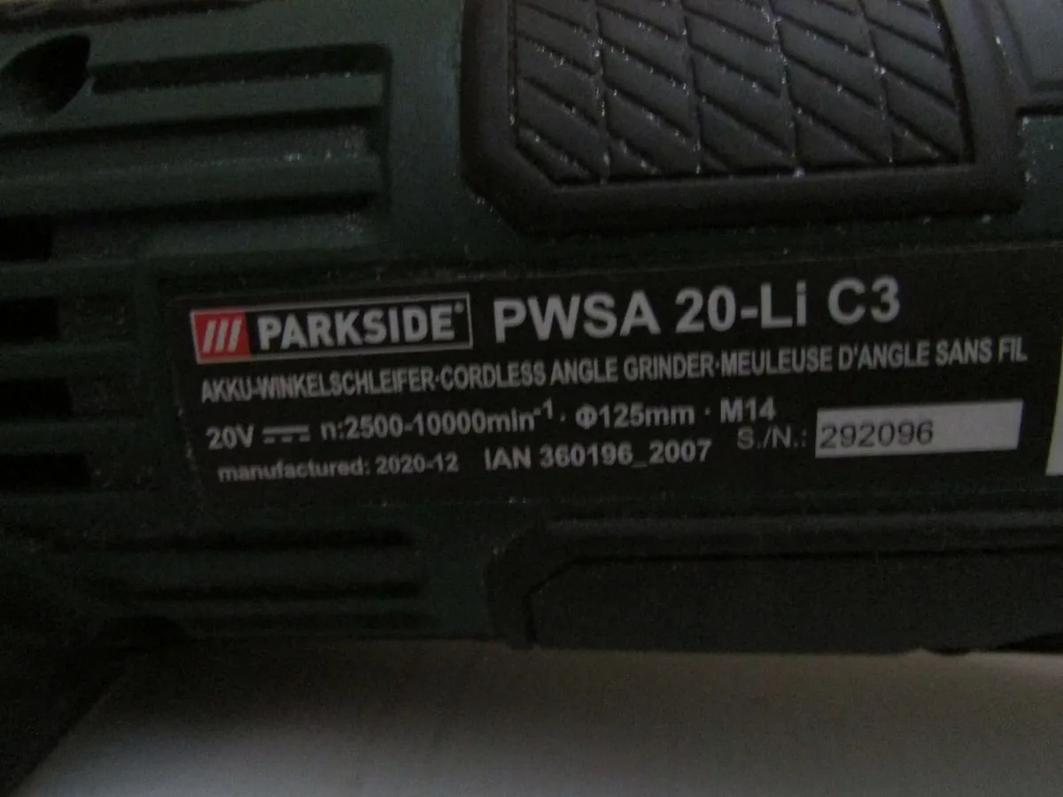 Parkside Angle Grinder - Image 4