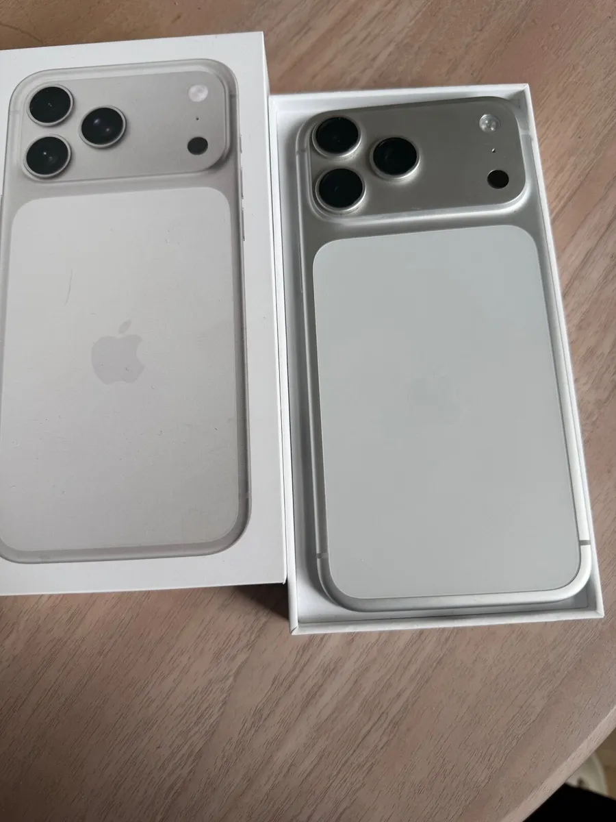 iPhone 17 Pro Max 256GB White Titanium – Like New - Image 1