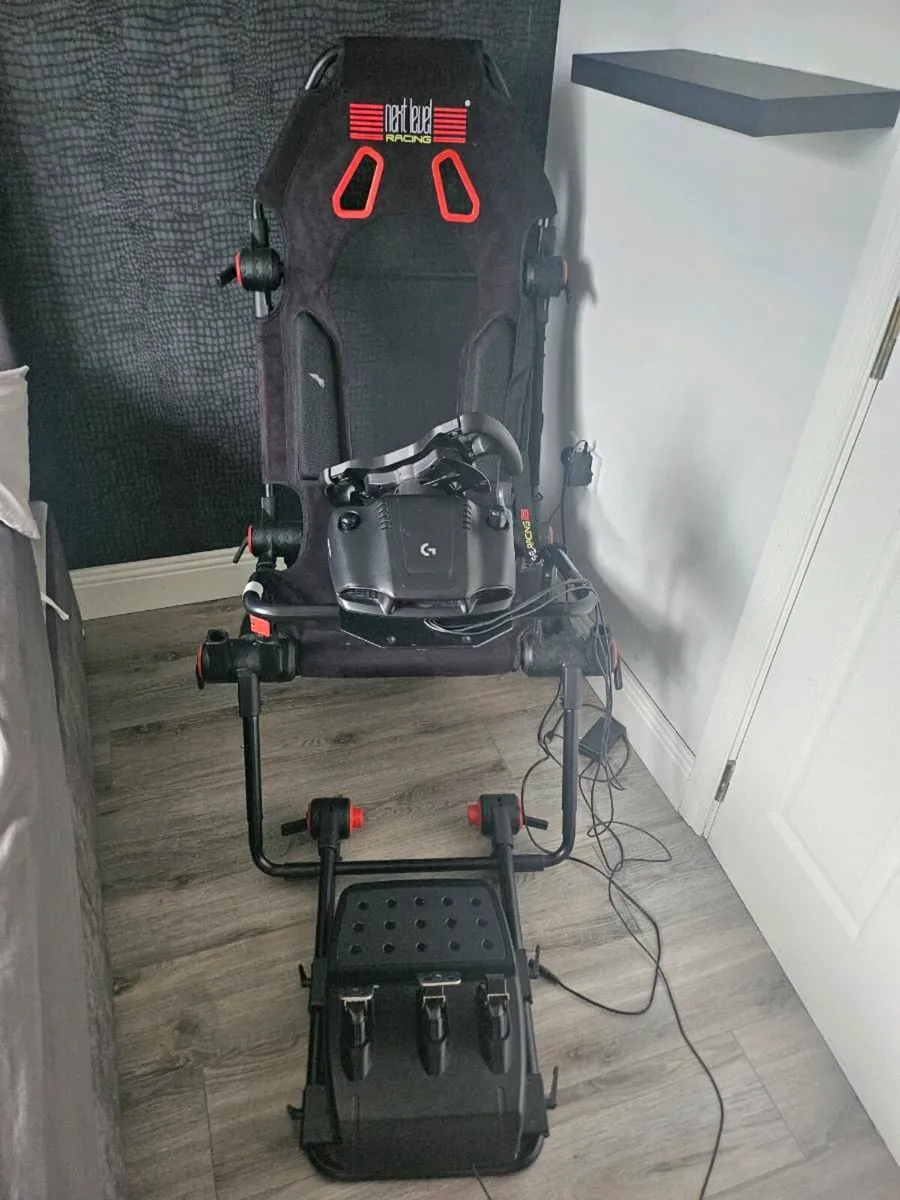 Logitech g923 with next level racing gt seat - Image 4