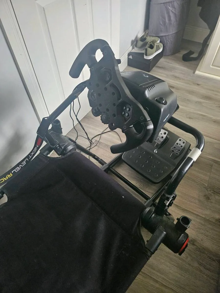 Logitech g923 with next level racing gt seat - Image 3