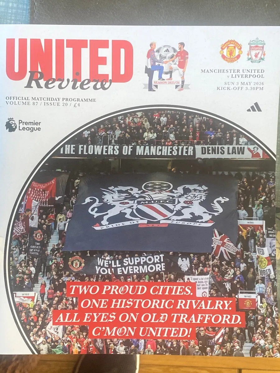 Man United vs Liverpool match programme -3May2026 - Image 2