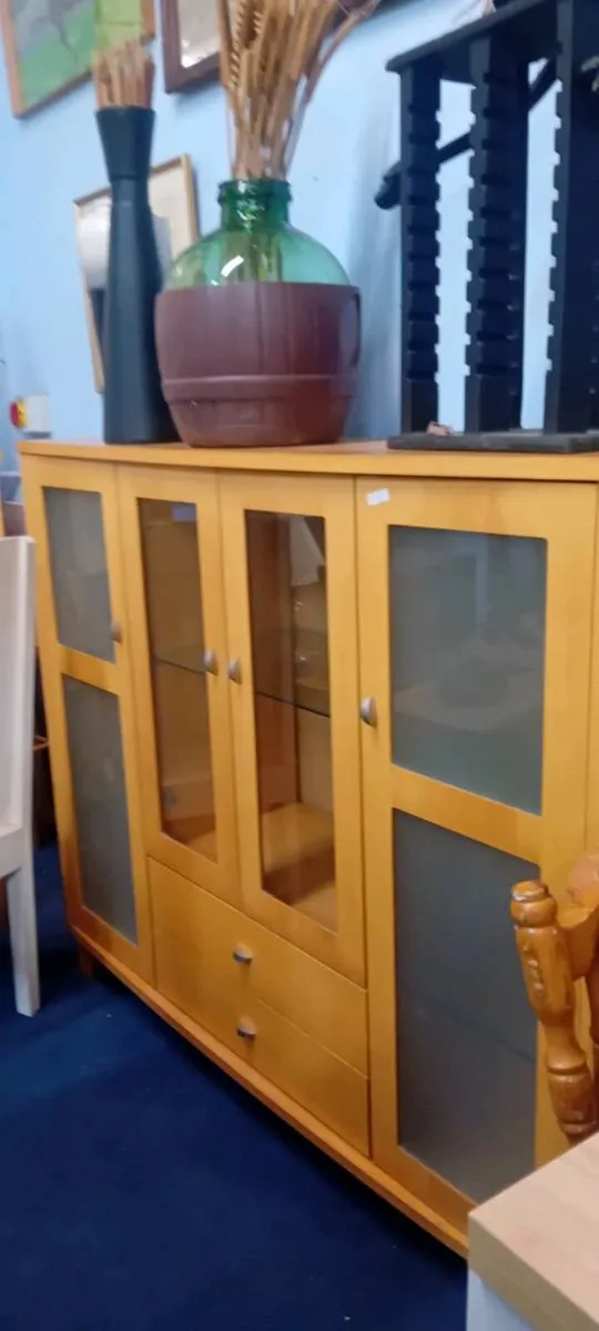 Modern Oak Effect Media Sideboard