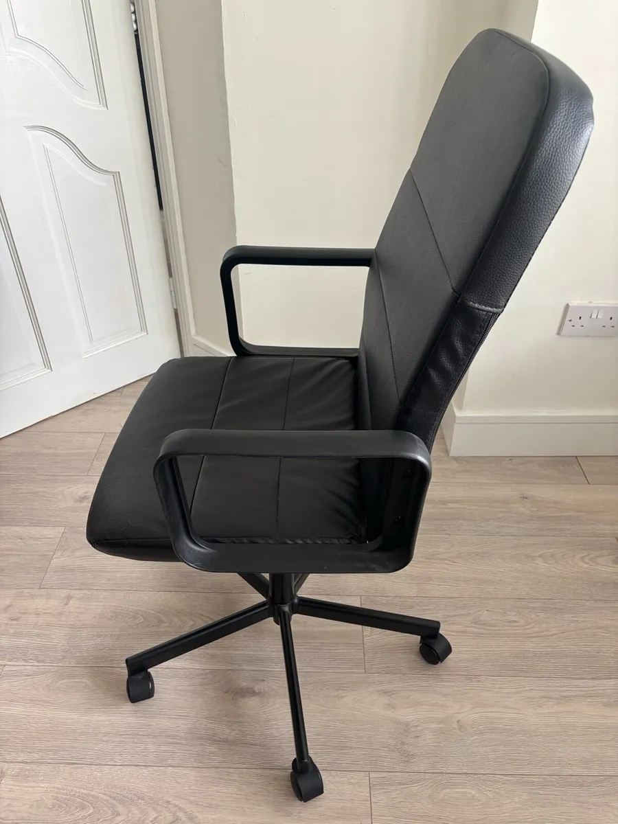Ikea Leather Desk Chair - Image 2