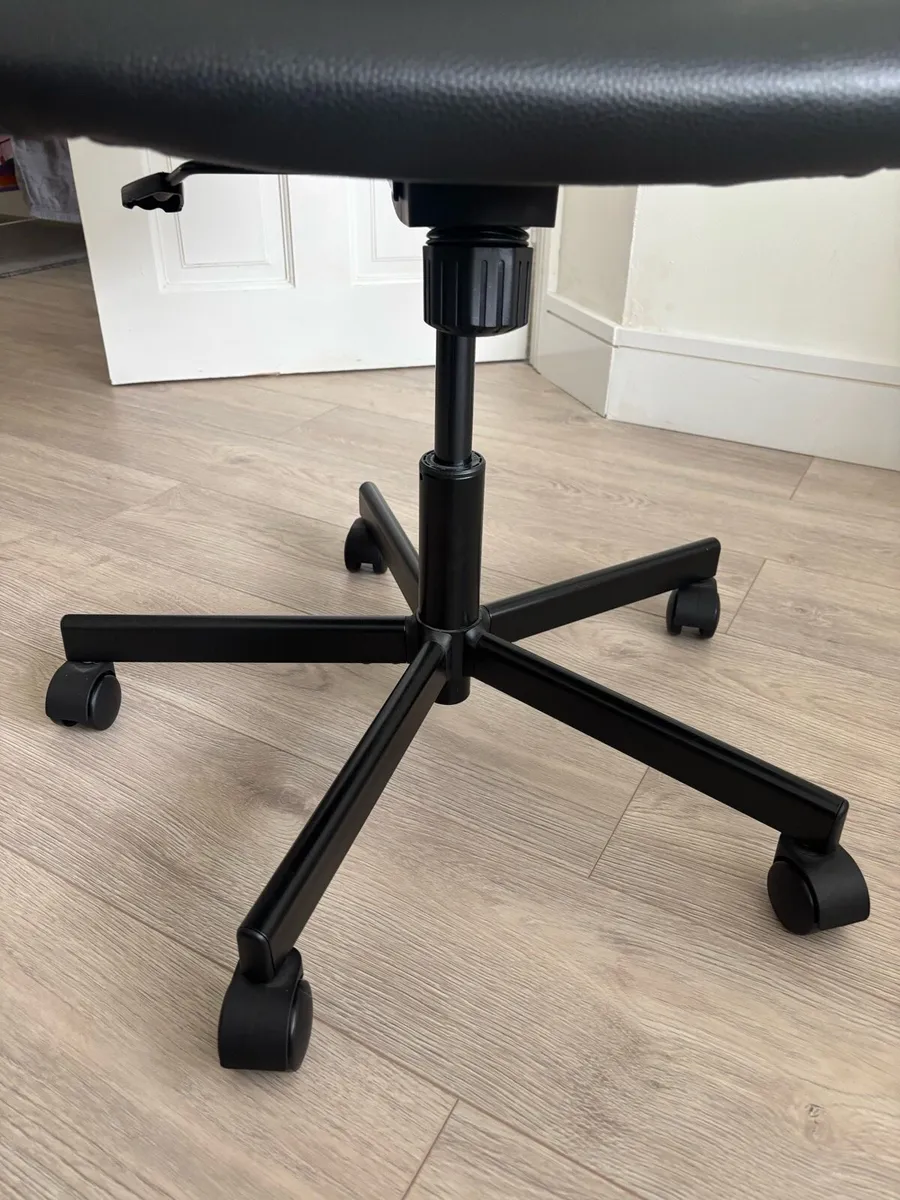 Ikea Leather Desk Chair - Image 4