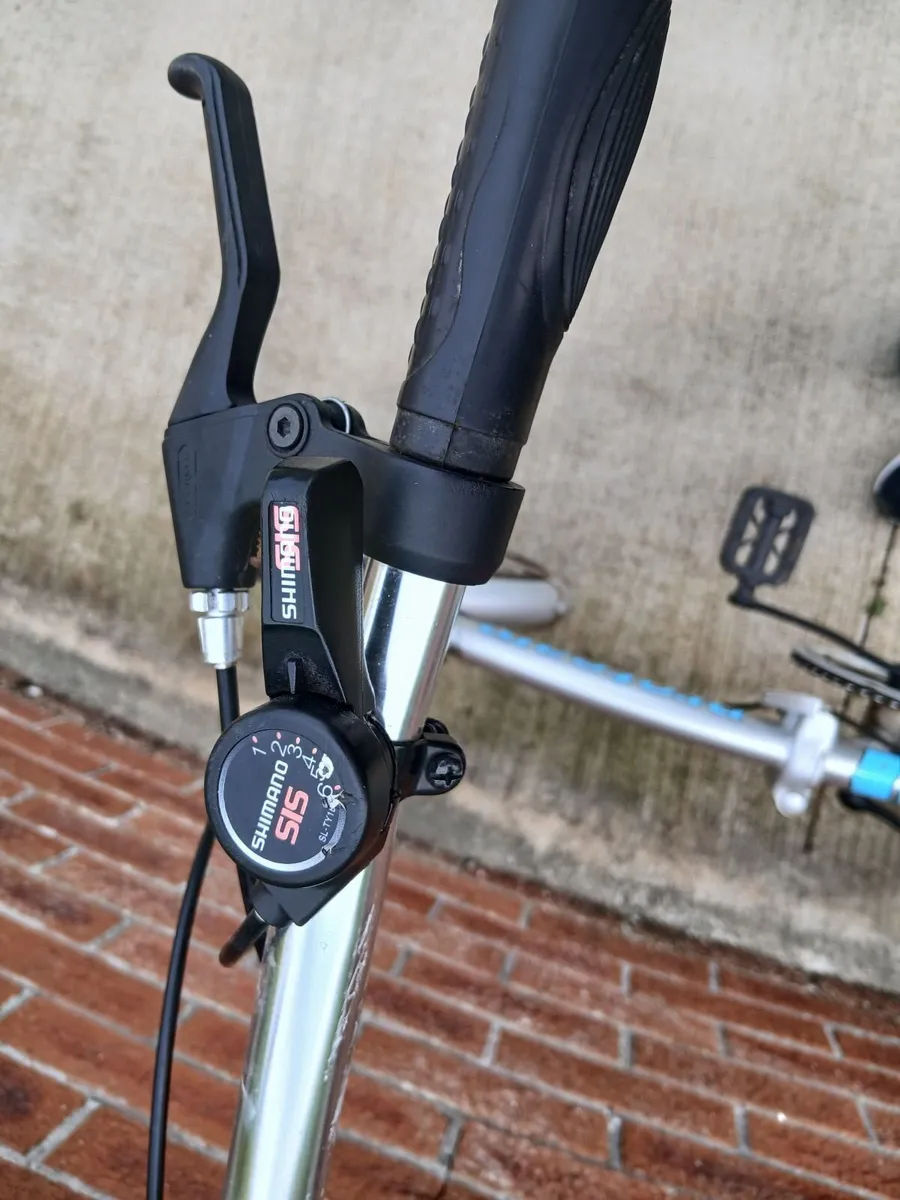 Proteam folding 16" bike silver - Image 3