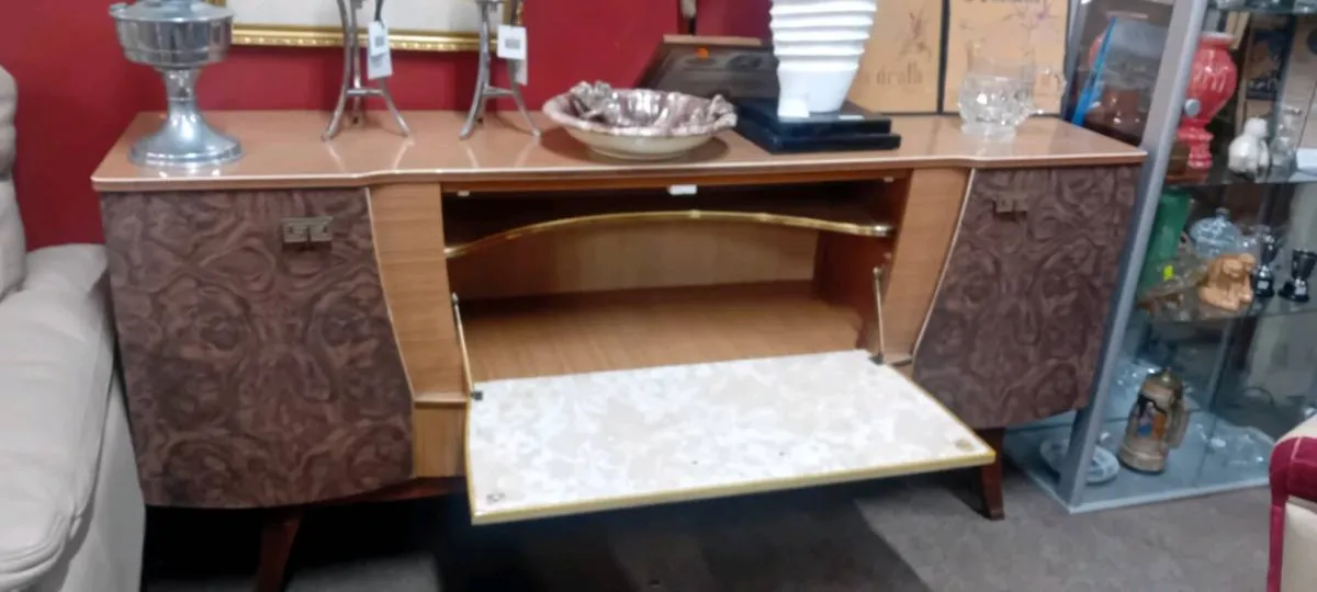 Mid Century Walnut Veneer Sideboard - Image 2