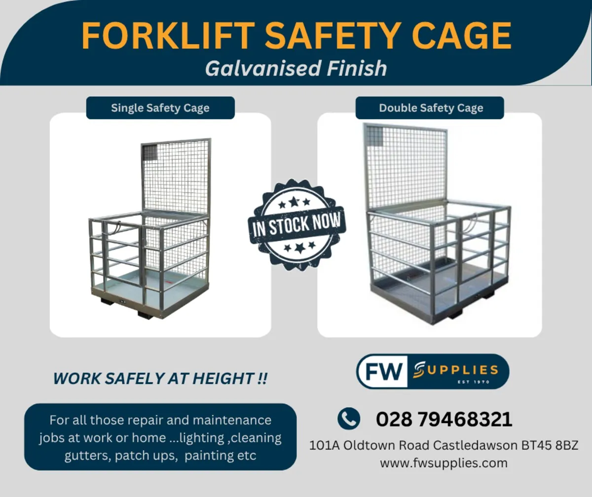 Forklift Safety Cage - Image 1