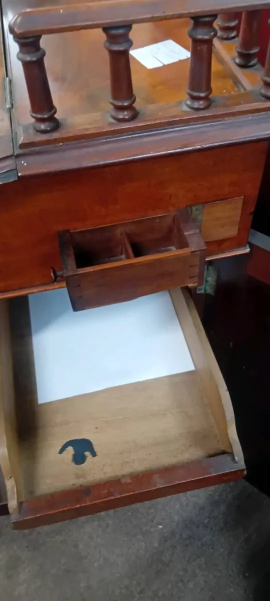 Victorian Mahogany Clerks Writing Desk - Image 3