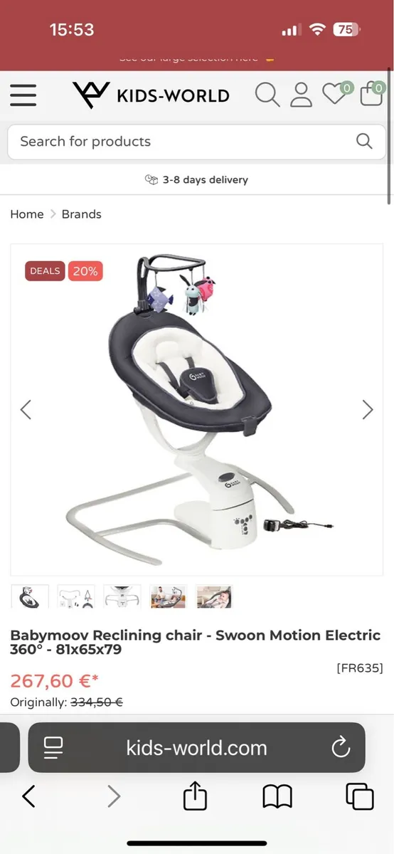 Baby moov swing - Image 1