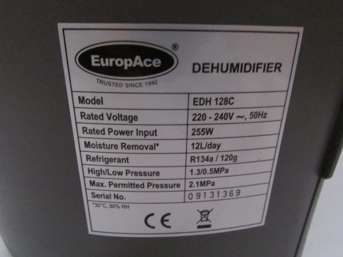 EuroAce Dehumidifier - Image 3
