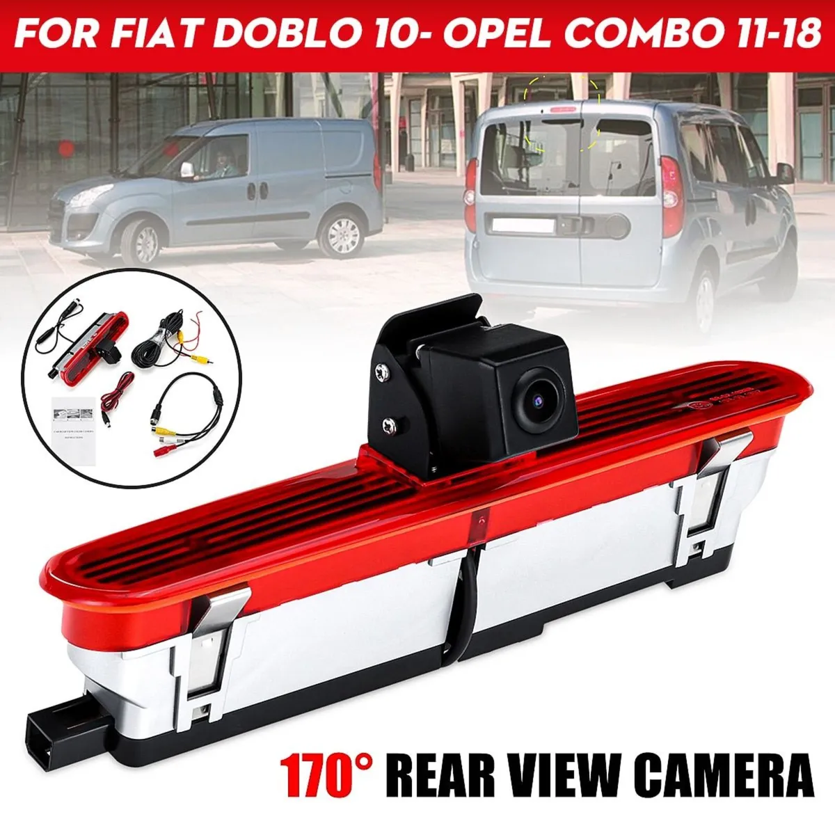 5" Reversing Camera kit for Fiat Doblo - Image 2