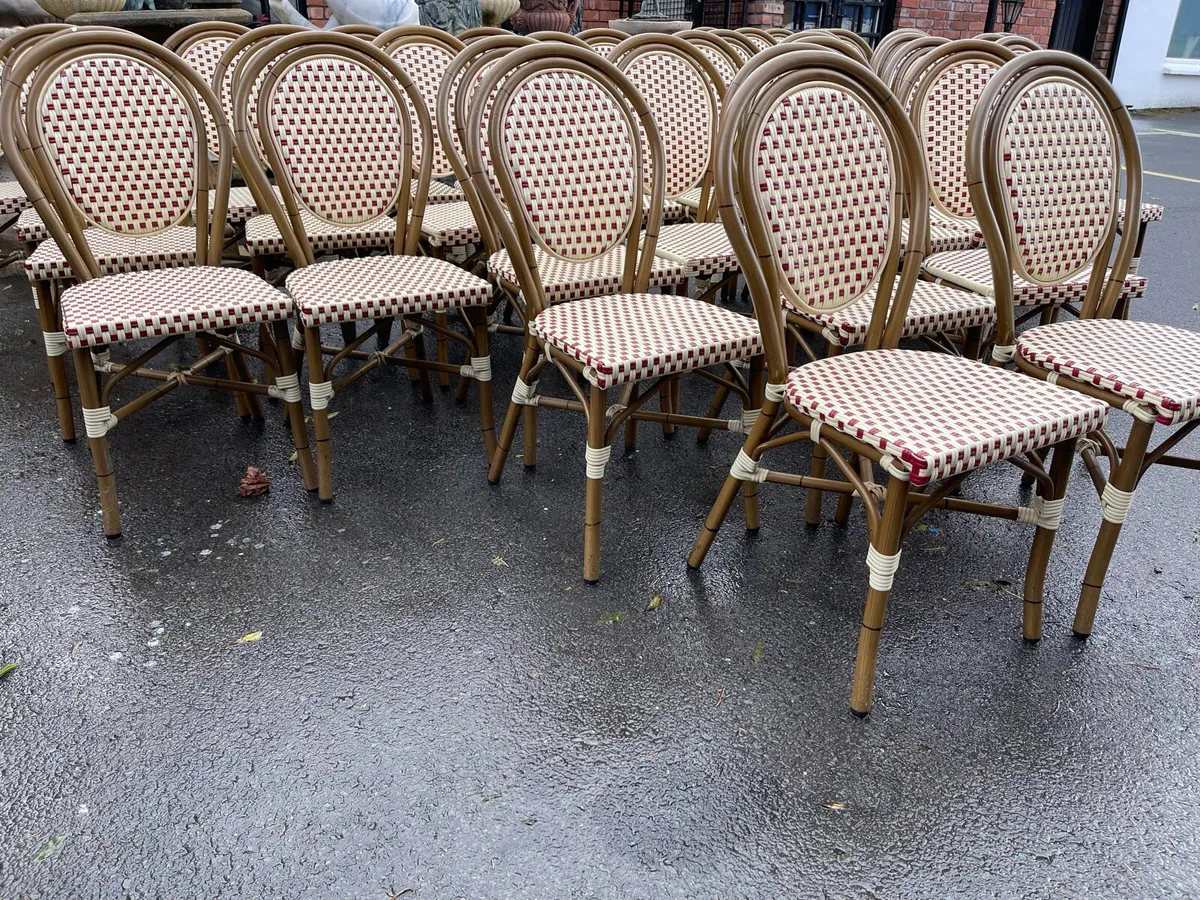 French 🇫🇷 cafe bistro restaurant chairs - Image 4