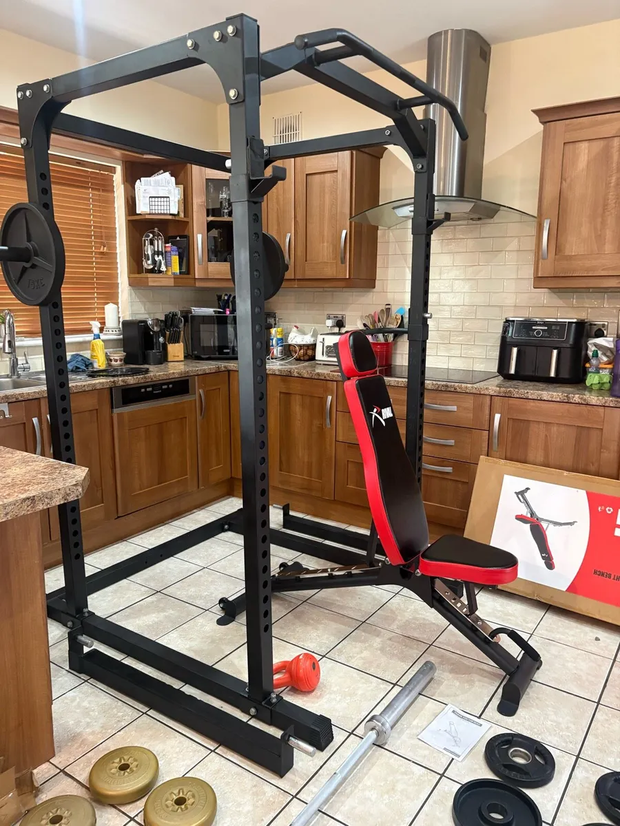 HEAVY DUTY (NOT CHEAP LIKE OTHERS HERE) GYM SET! - Image 4