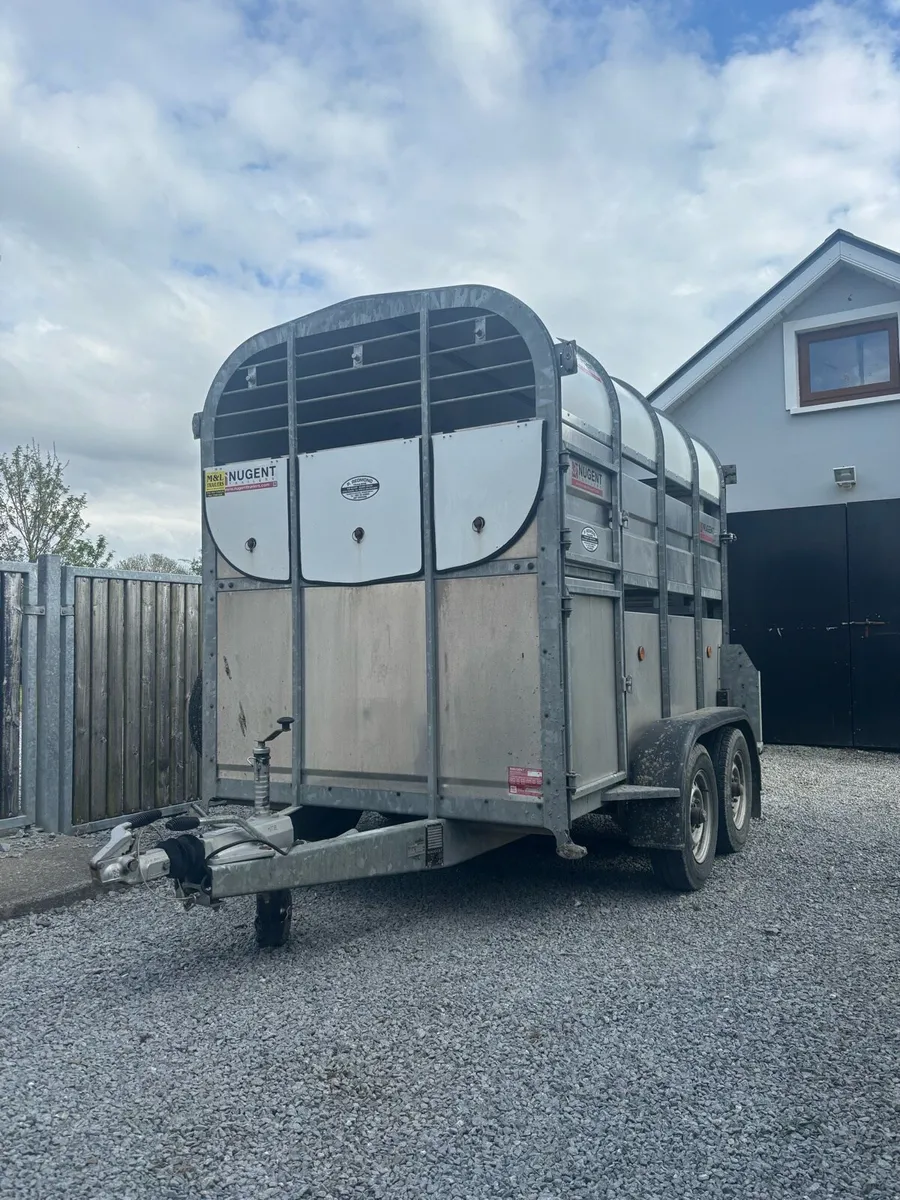Nugent 8x5 livestock trailer - Image 1