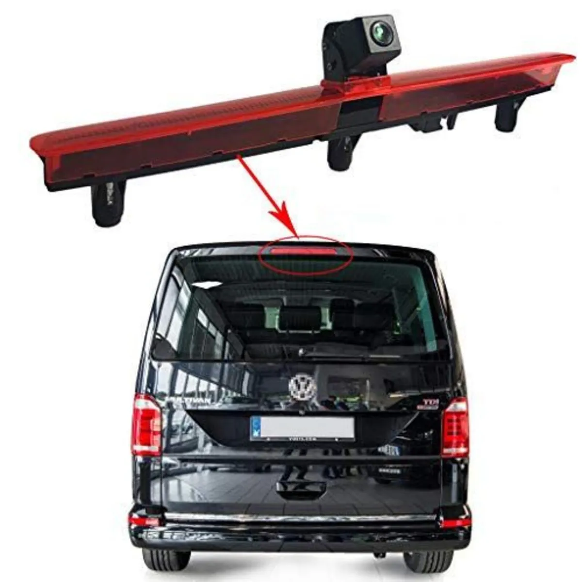 VW Transporter T5 brake light Camera Kit - Image 1