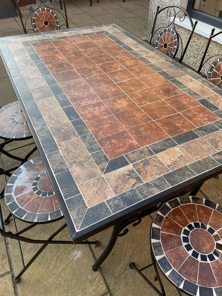 Mosaic Patio Set - Image 2