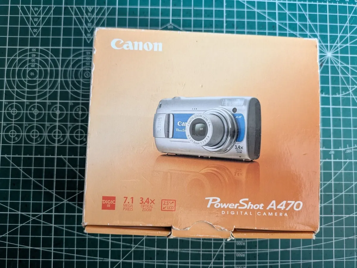 Canon PowerShot A470 7MP CCD🌈 compact camera - Image 2