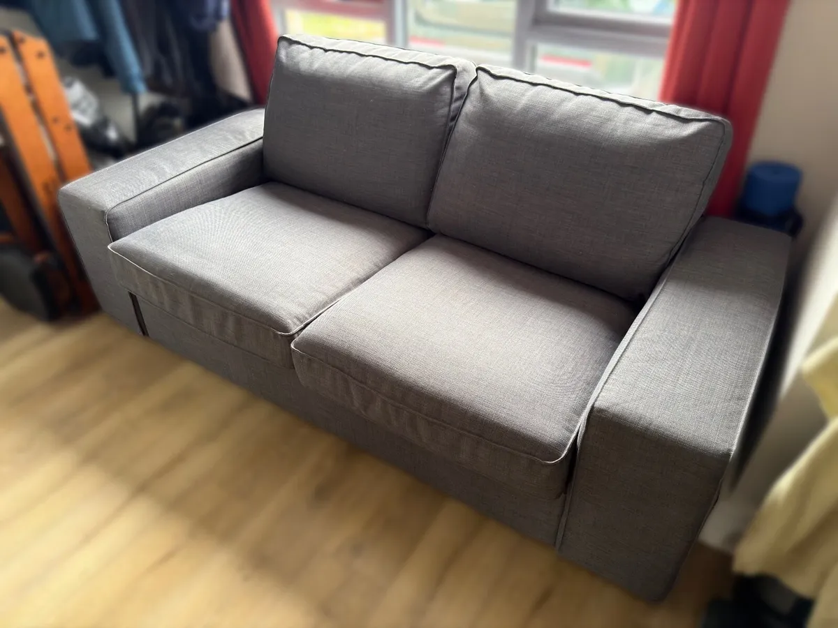 IKEA - Kivik 2 Seater, grey, excellent condition - Image 2
