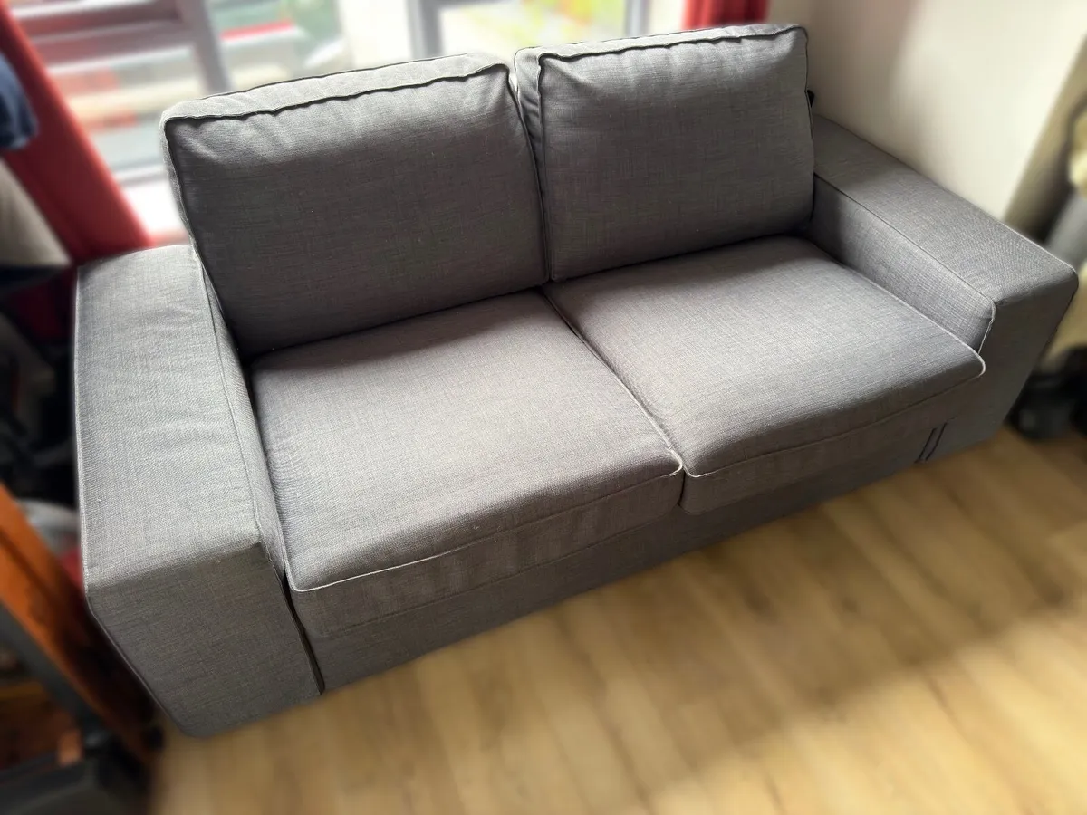 IKEA - Kivik 2 Seater, grey, excellent condition - Image 3