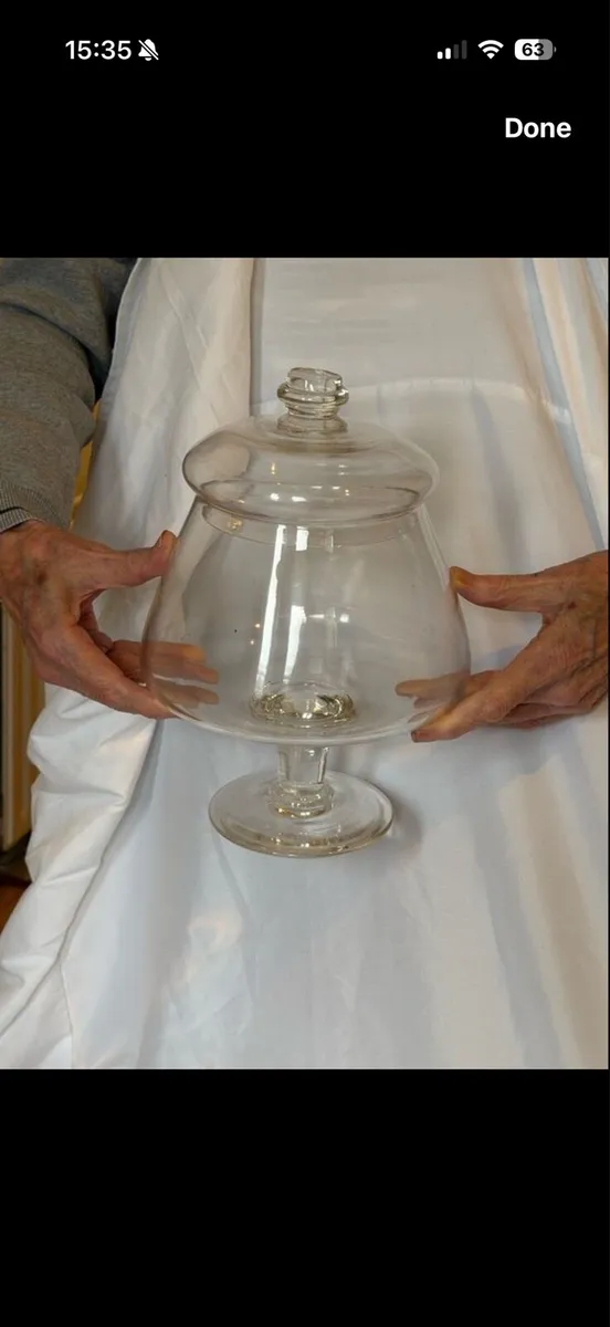 Antique Apothecary 4 large jars - Image 2