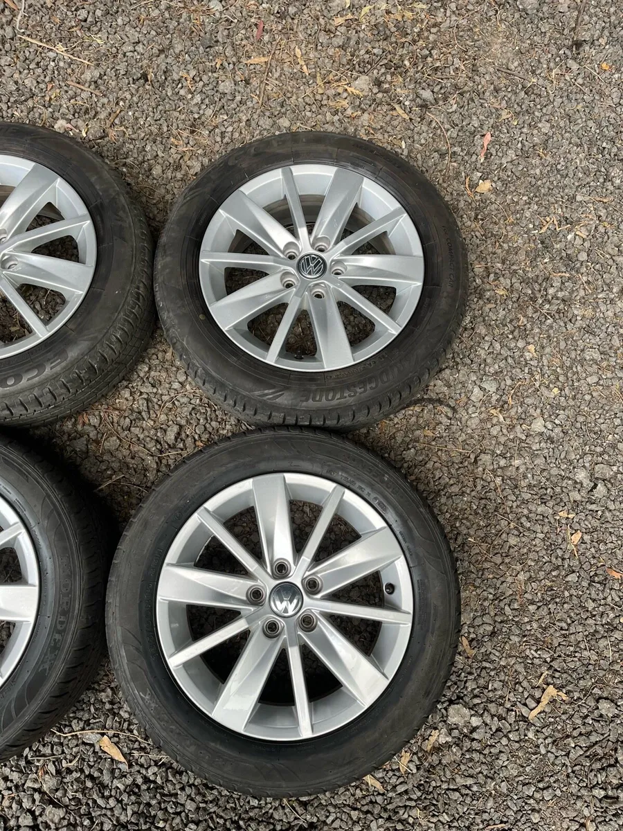 15’ Genuine VW Polo 5x100 alloy wheels - Image 3