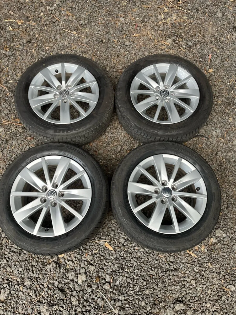 15’ Genuine VW Polo 5x100 alloy wheels - Image 1