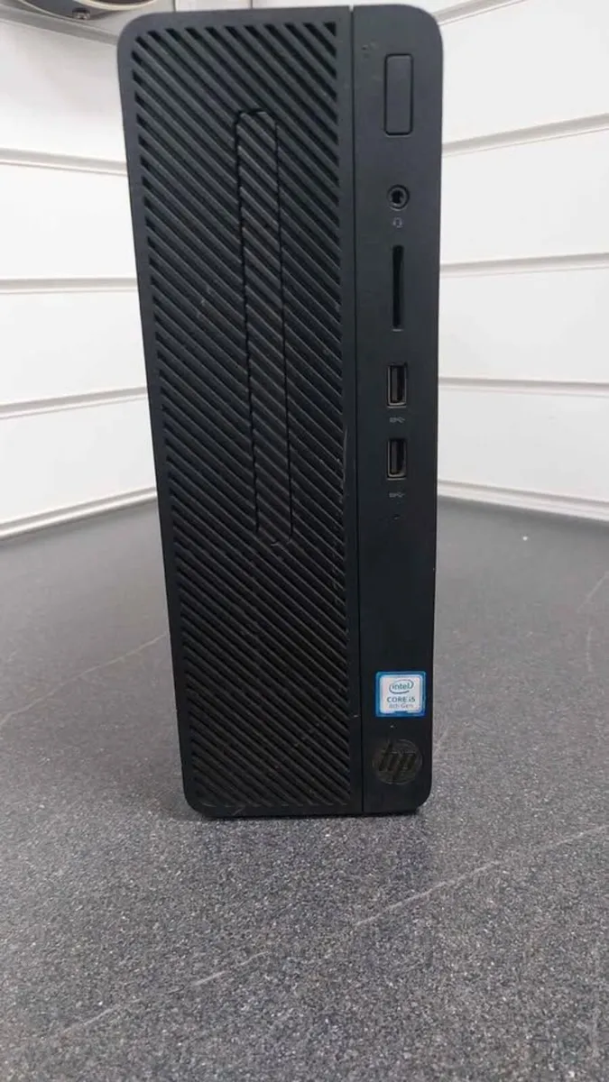 HP PC i5-8500 16GB RAM 240GB SSD DVD-RW Win 11 Pro - Image 1