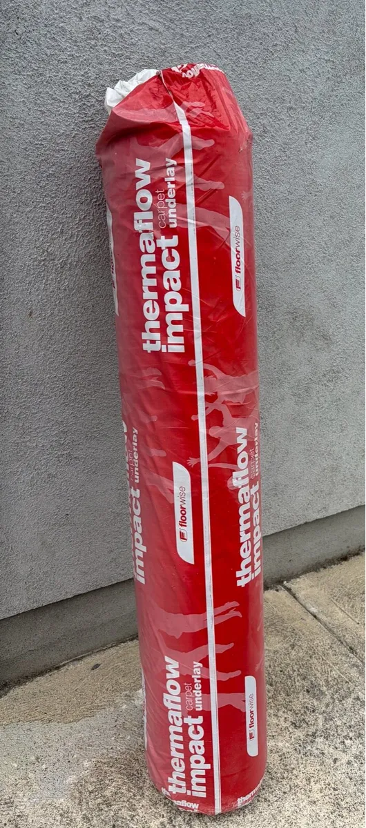 4 rolls of Thermaflow Impact Carpet Underlay - Image 2