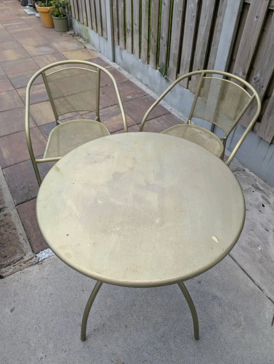 Garden set of furniture metal strong - Image 1