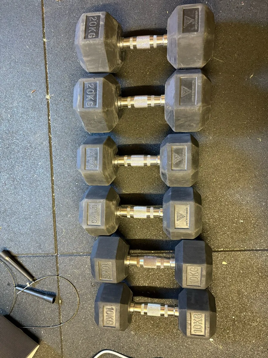 Dumbbells 20kg,12.5kg,10kg