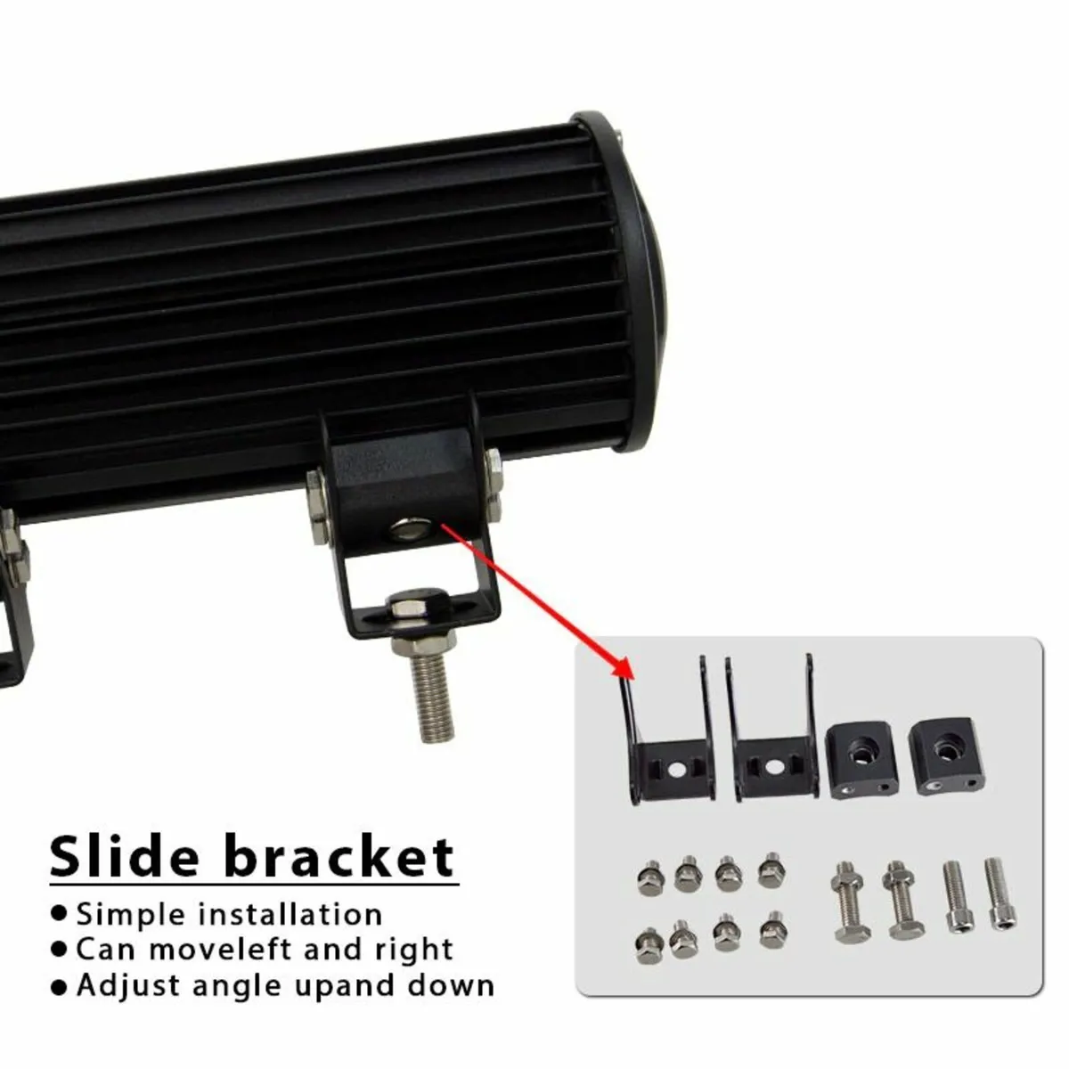 20" light bar for car, van, jeep, 4x4 truck digger - Image 3
