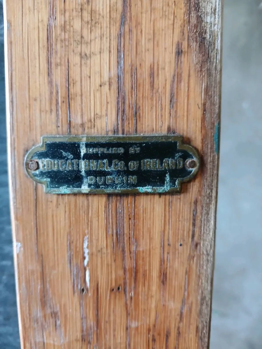 Antique Rolling Blackboard - Image 2