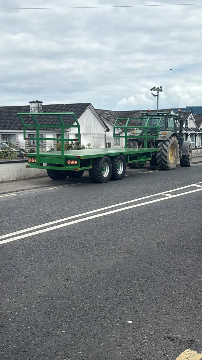 24ft bale trailer for hire - Image 1