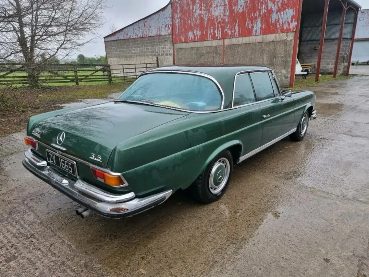 Mercedes 280SE 3.5 W111 RHD Coupe Moss Green - Image 2