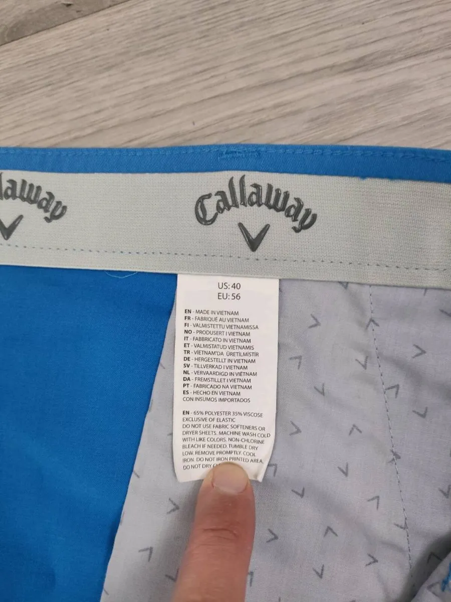 Callaway Golf Shorts Mens XXL W42 - Image 3