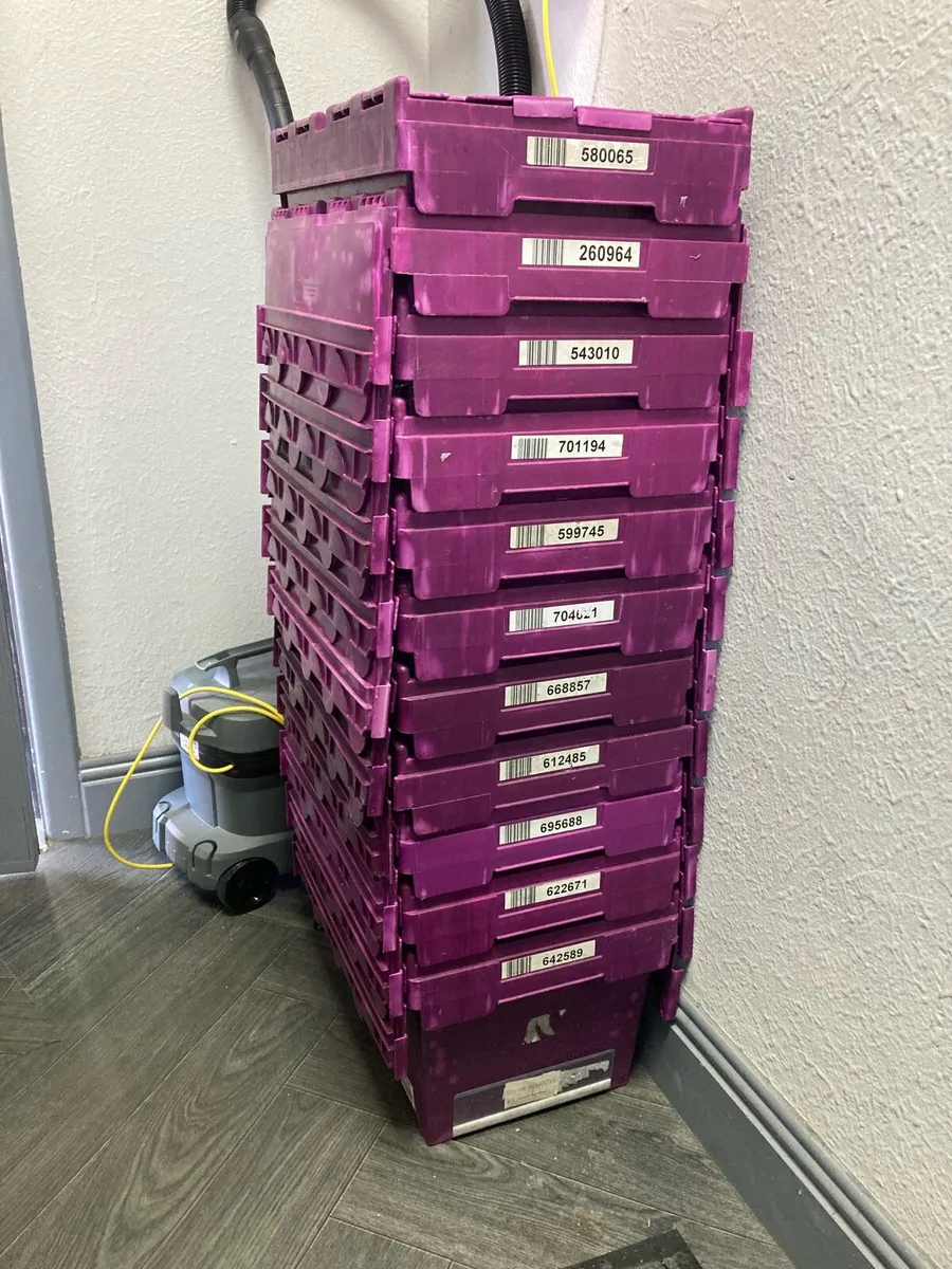 Plastic storage boxes heavy duty - Image 1