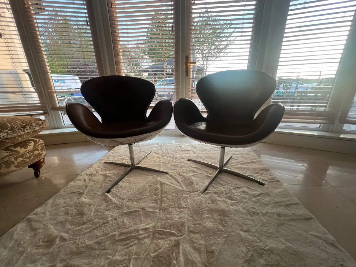 Aviator aviation aluminium chair pair - Image 1