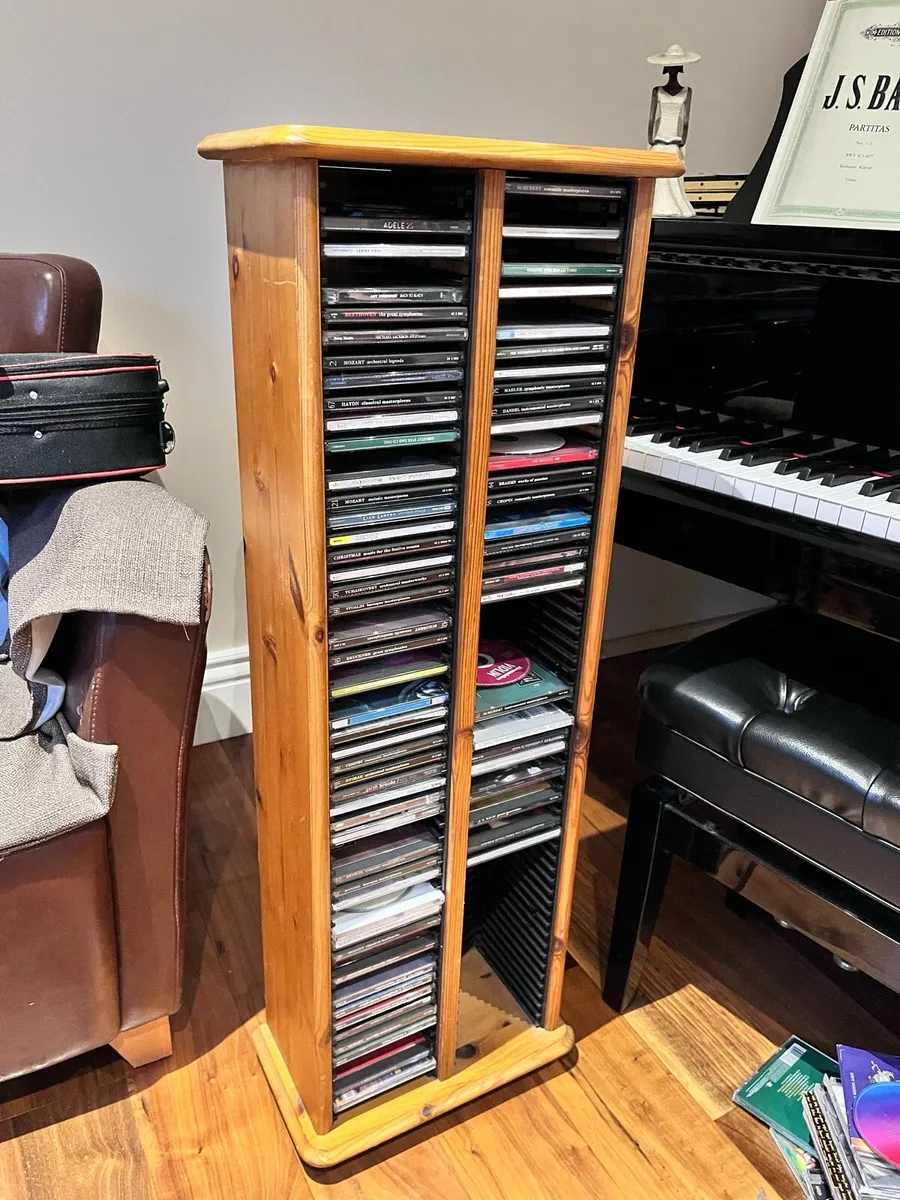 CD Holder - Waxed Pine - Image 2