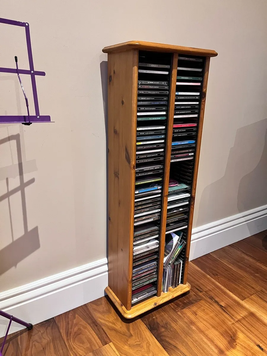 CD Holder - Waxed Pine - Image 3